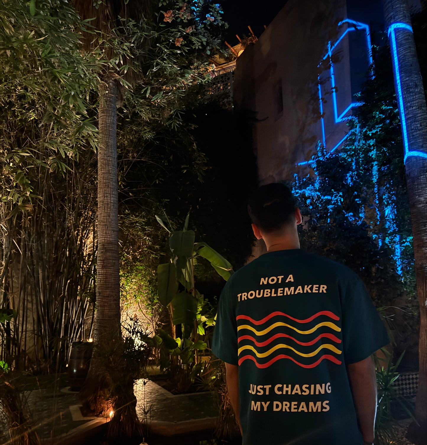 'Not a Troublemaker, Just chasing my Dreams' Tee